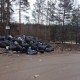 Мусор выгружают не доезжая до свалки «Северная Самарка». 04-04-2016